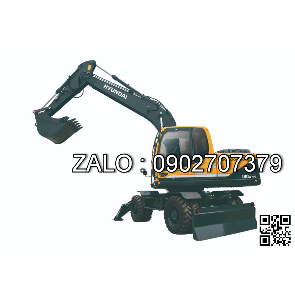 Máy xúc đào bánh lốp R140W-7