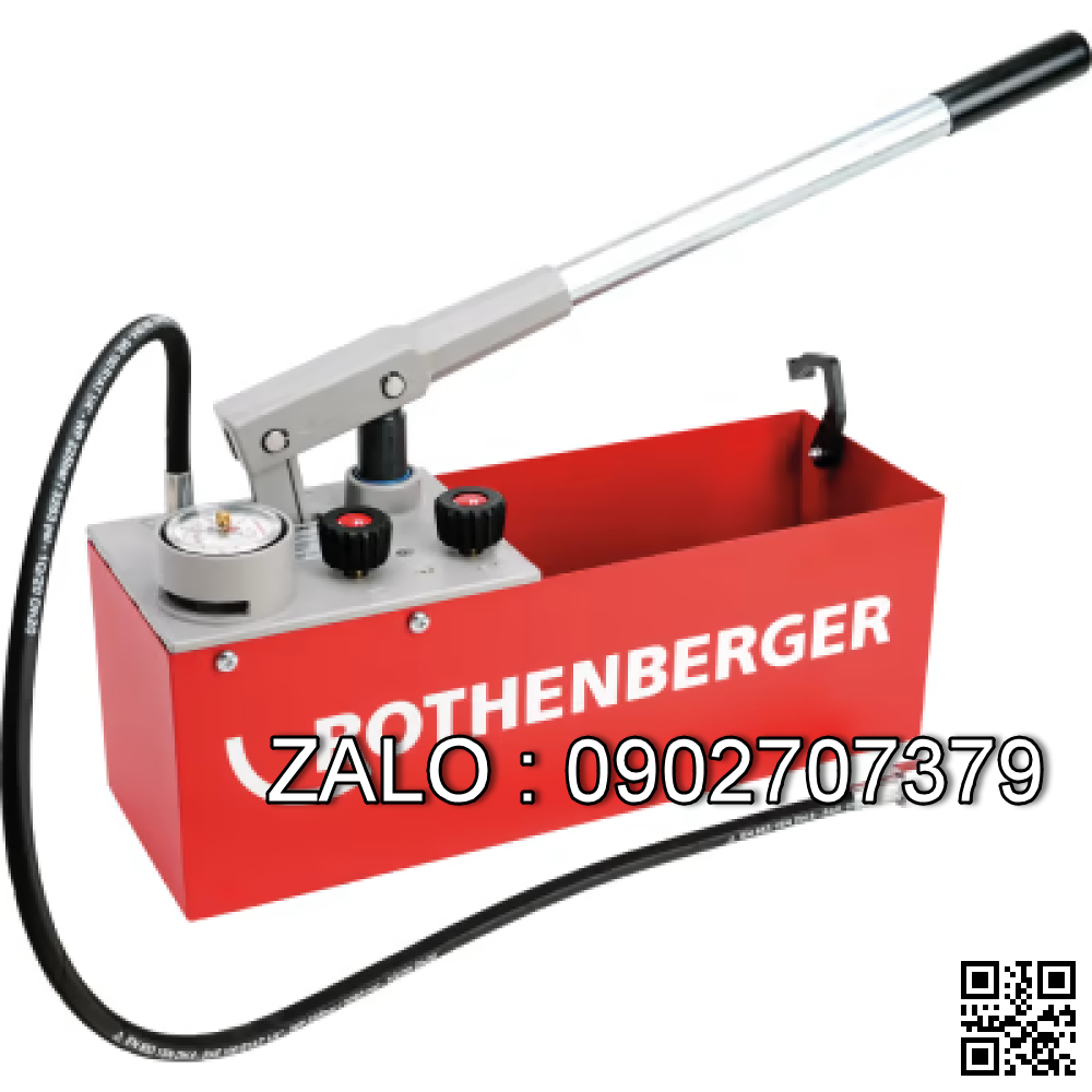 Bơm test áp lực nước RP-50, áp lực max 50 bar, dung tích 12 lít