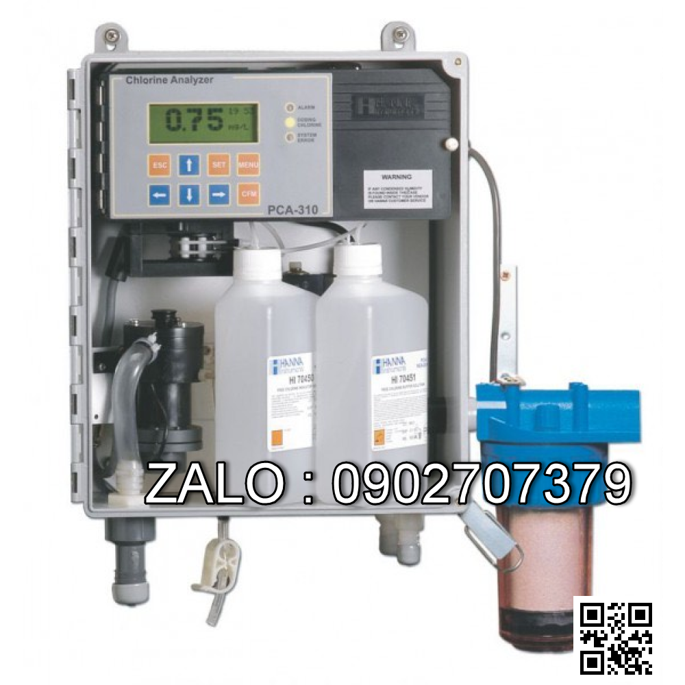 Máy phân tích clo tự do và tổng HANNA PCA 310-2