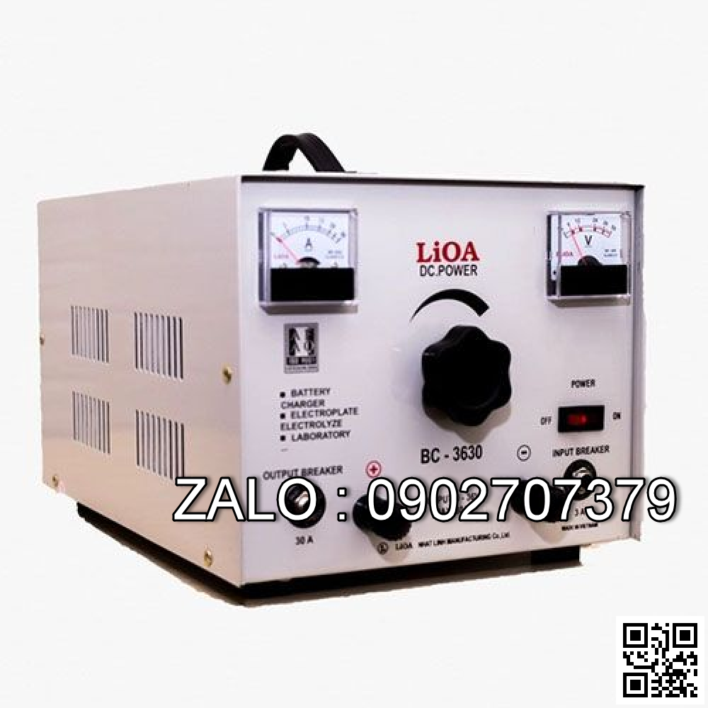 Máy sạc ắc quy Lioa 30A (0-36V)