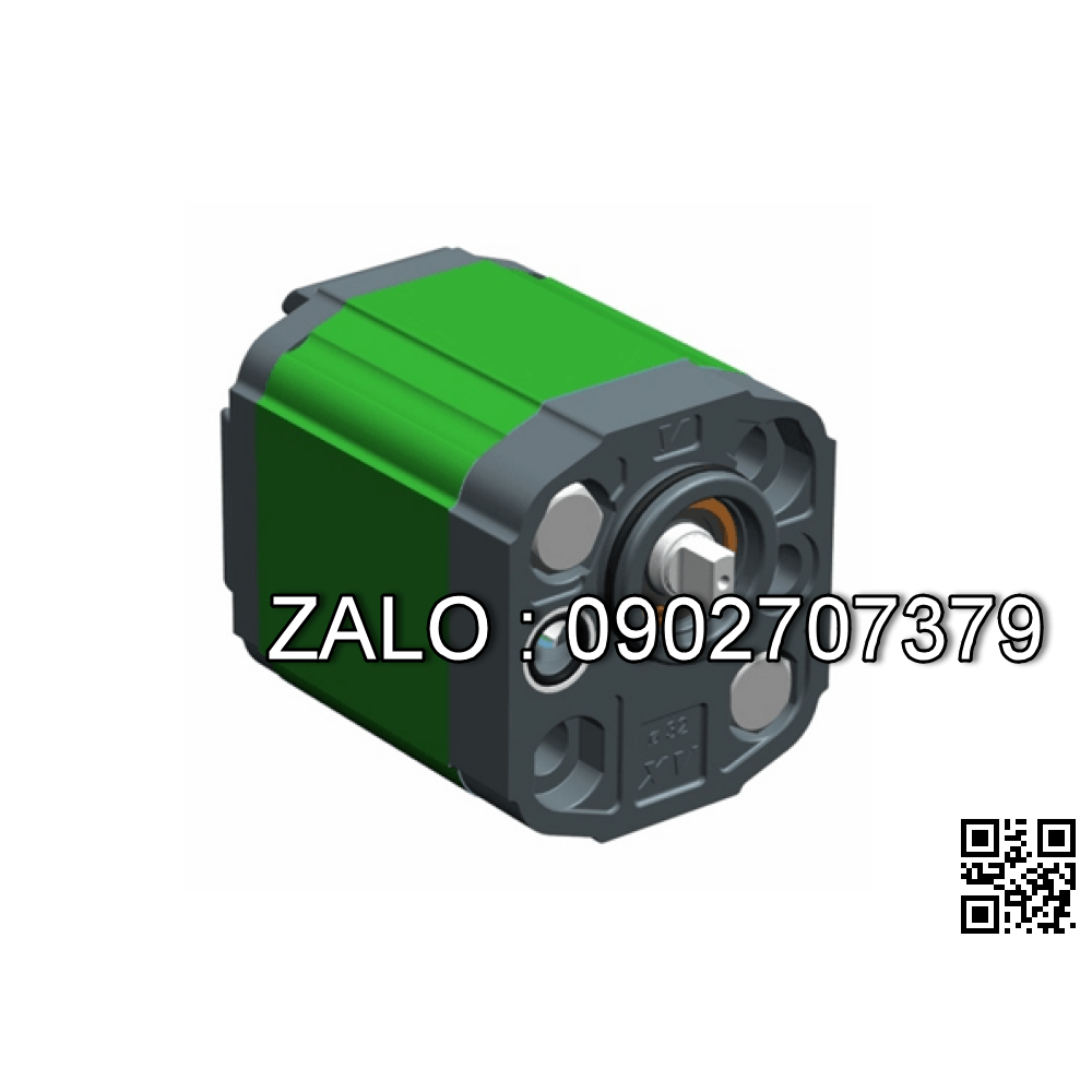Bơm thủy lực XV -1P/2.6 ( 2.6cc/rev) X1P2162BBBABơm trục then bằng Ø12.7, mặt định vị Ø50.8mm