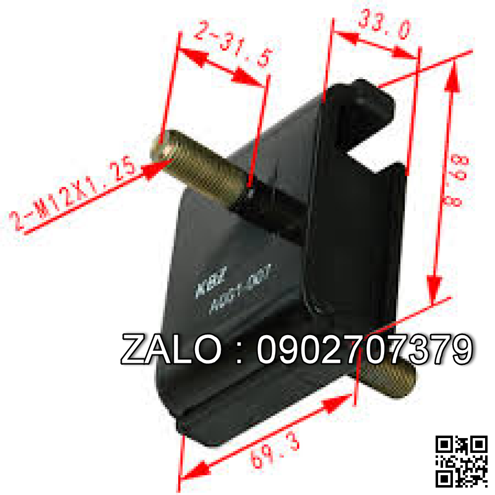 Cao su chân máy TOYOTA 7FD10/50