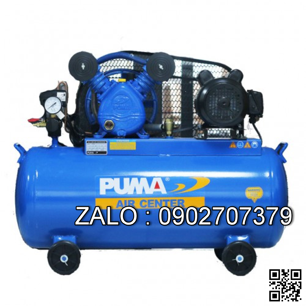 Máy nén khí Puma 2HP cho tiệm rửa xe máy 2 ben nâng PMV2