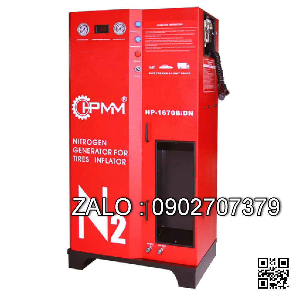 Bơm khí nitơ lốp xe tải mâm 11/12-20/22.5