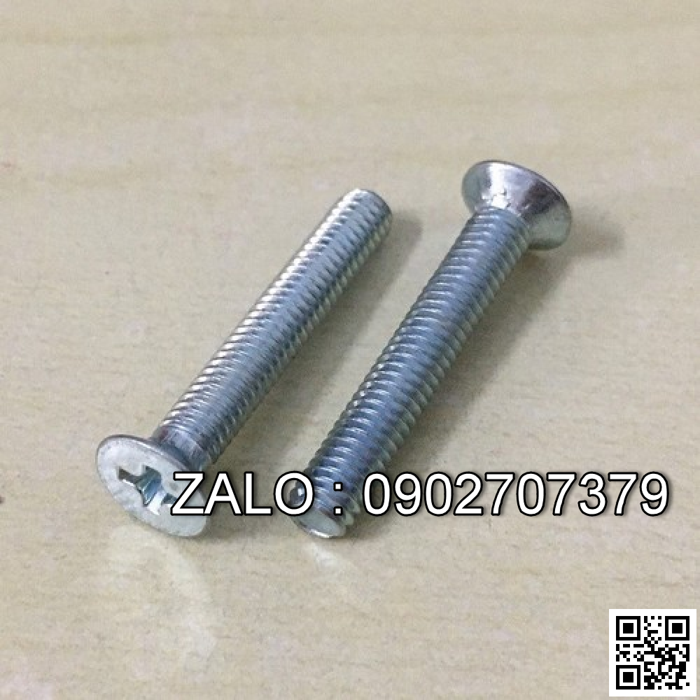 Vít bake đầu bằng thân bulong inox 304 M1.4x10