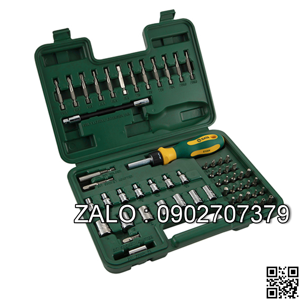 Bộ tuốc nơ vít Sata tay văn tự động 60 chi tiết
1/4