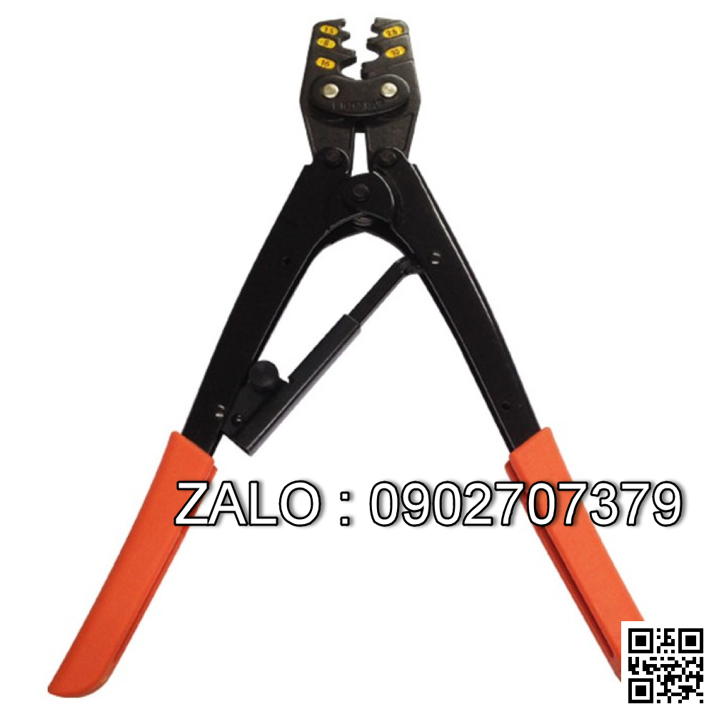 Kìm bấm đầu cos thẳng bọc nhựa 0.5-6mm2 Asaki 9/225mm AK-9126