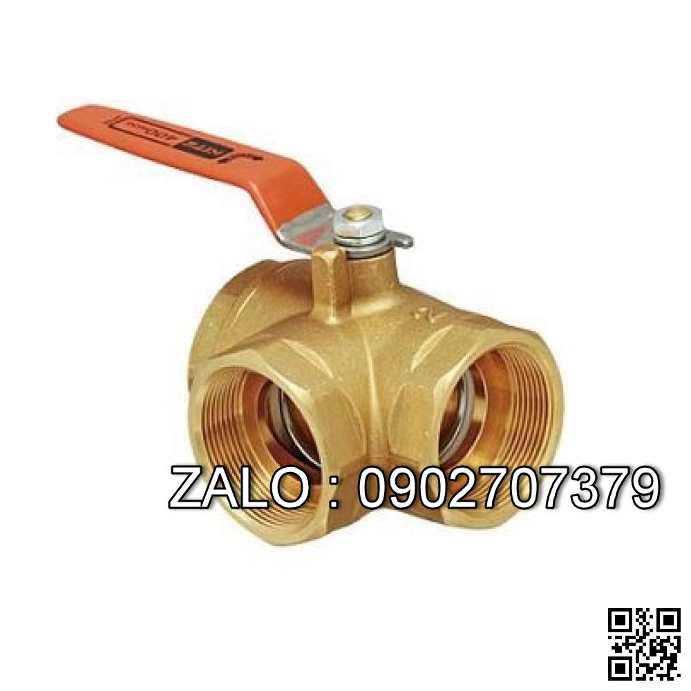 Van bi đồng lắp ren 3 ngã DN300
