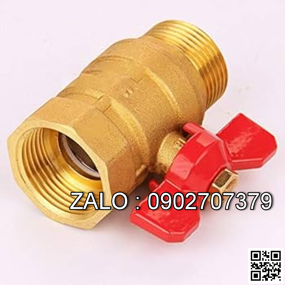 Van bi thau lắp ren 3 ngã DN33