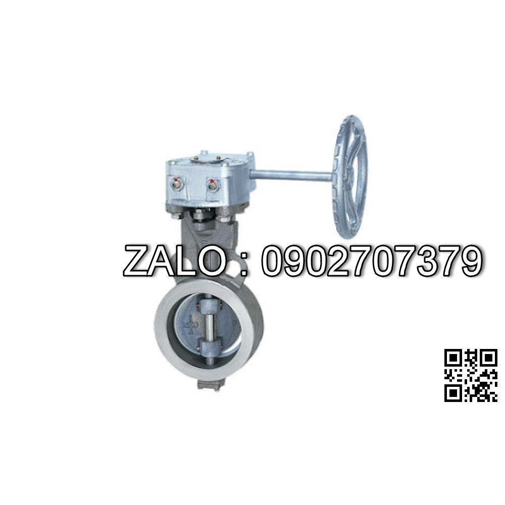 Van bướm nhôm tay quay Kizt DN200