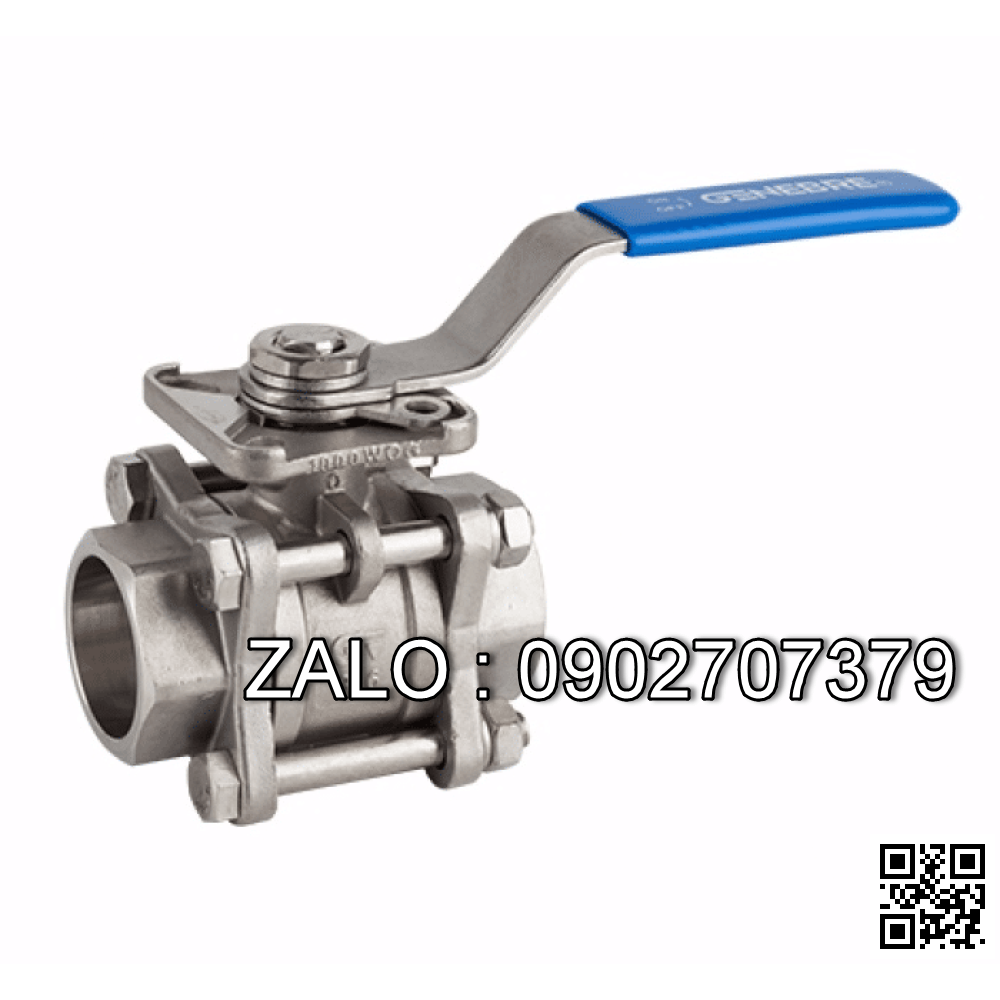 Van bi hàn 3PC Inox 304 DN16