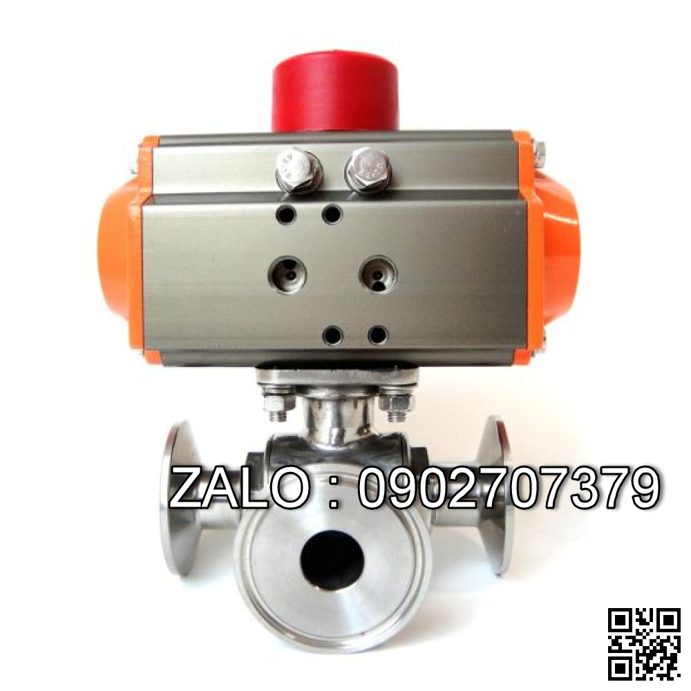 Van bi mặt bích Inox304 khí nén DN14