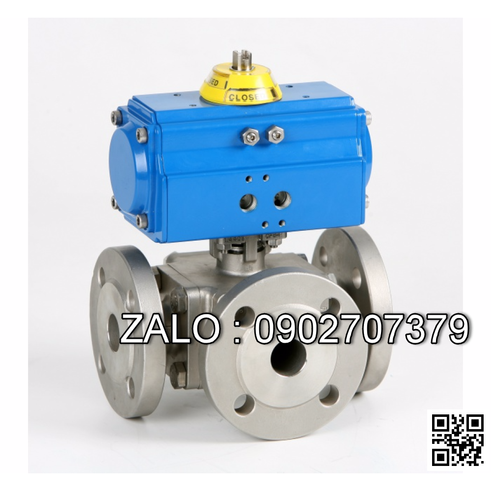 Van bi hàn 3PC Inox 201 DN100