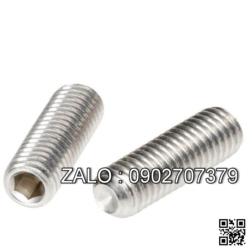 Vít trí đen DIN 916 Thép M4 16 mm - 50Chiếc/Gói