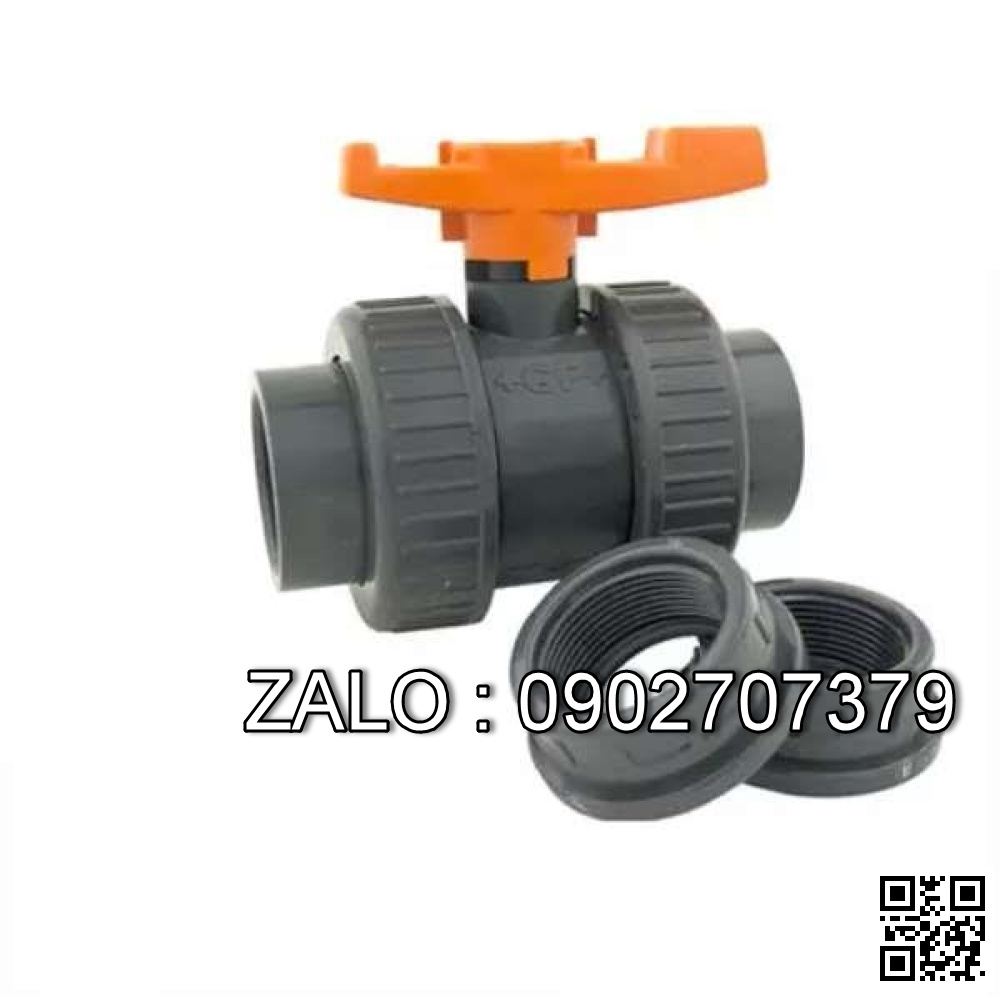 Van bi nhựa tay gạt rắc co 3 đầu sử dụng ống phi 20 Bình Minh