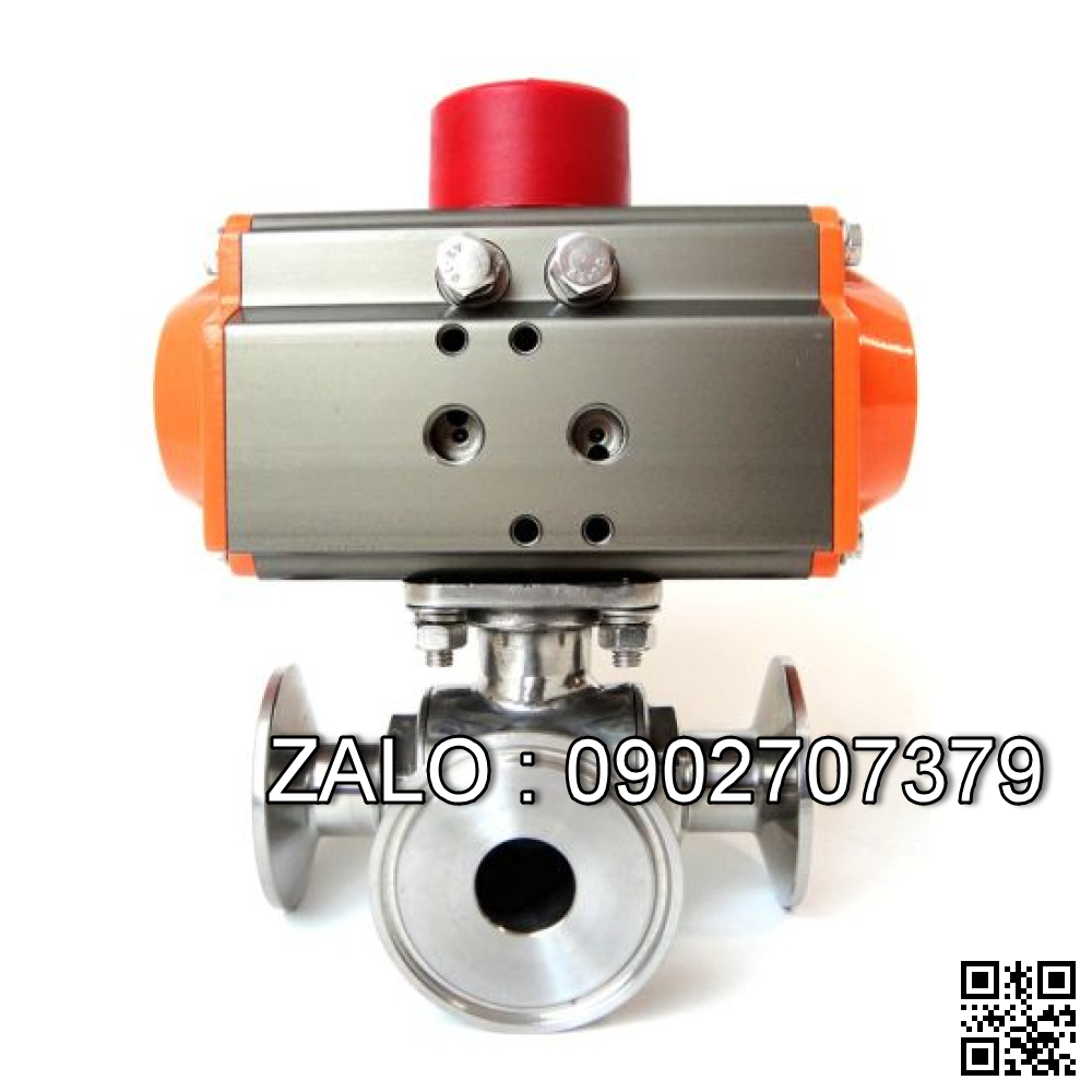 Van bi mặt bích Inox304 khí nén DN1-1/4