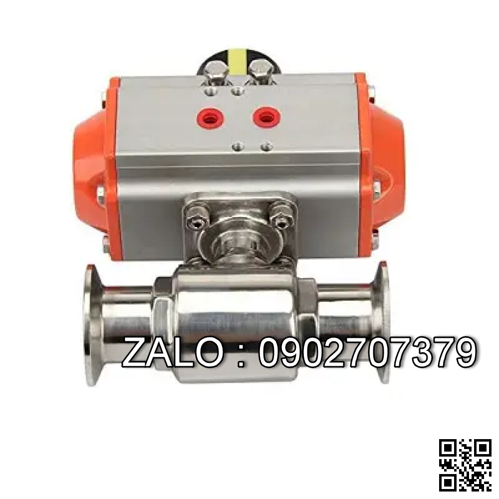 Van bi điện điều khiển Inox lắp ren ngoài 2 ngã DN50