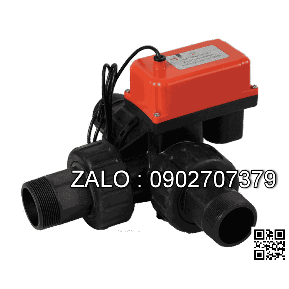 Van bi điện điều khiển nhựa lắp ren trong 3 ngã DN350