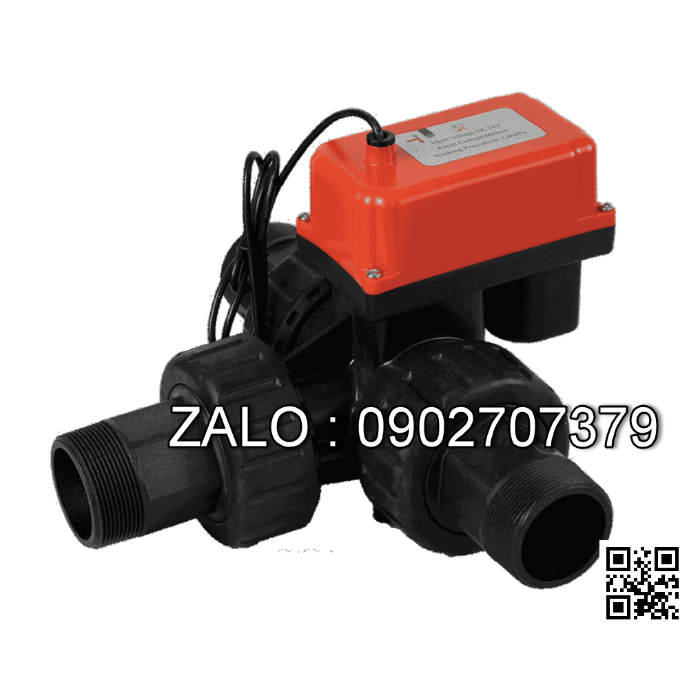 Van bi điện điều khiển nhựa lắp ren trong 3 ngã DN65
