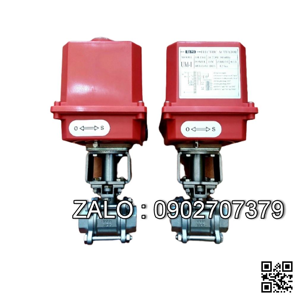 Van bi gang lắp ren trong 2 ngã DN200