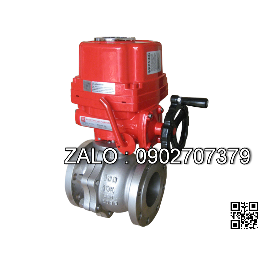 Van bi gang lắp ren trong 3 ngã DN80