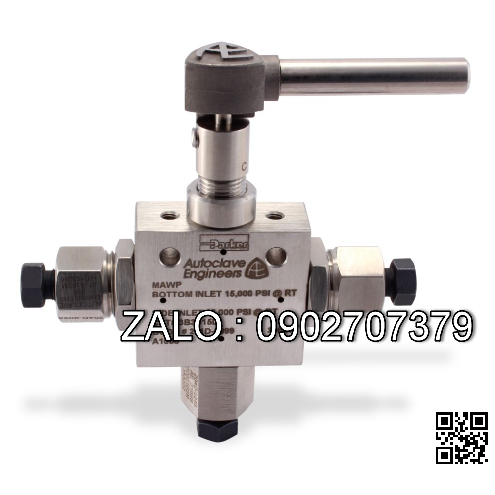 Van bi thau lắp ren ngoài 3 ngã DN100