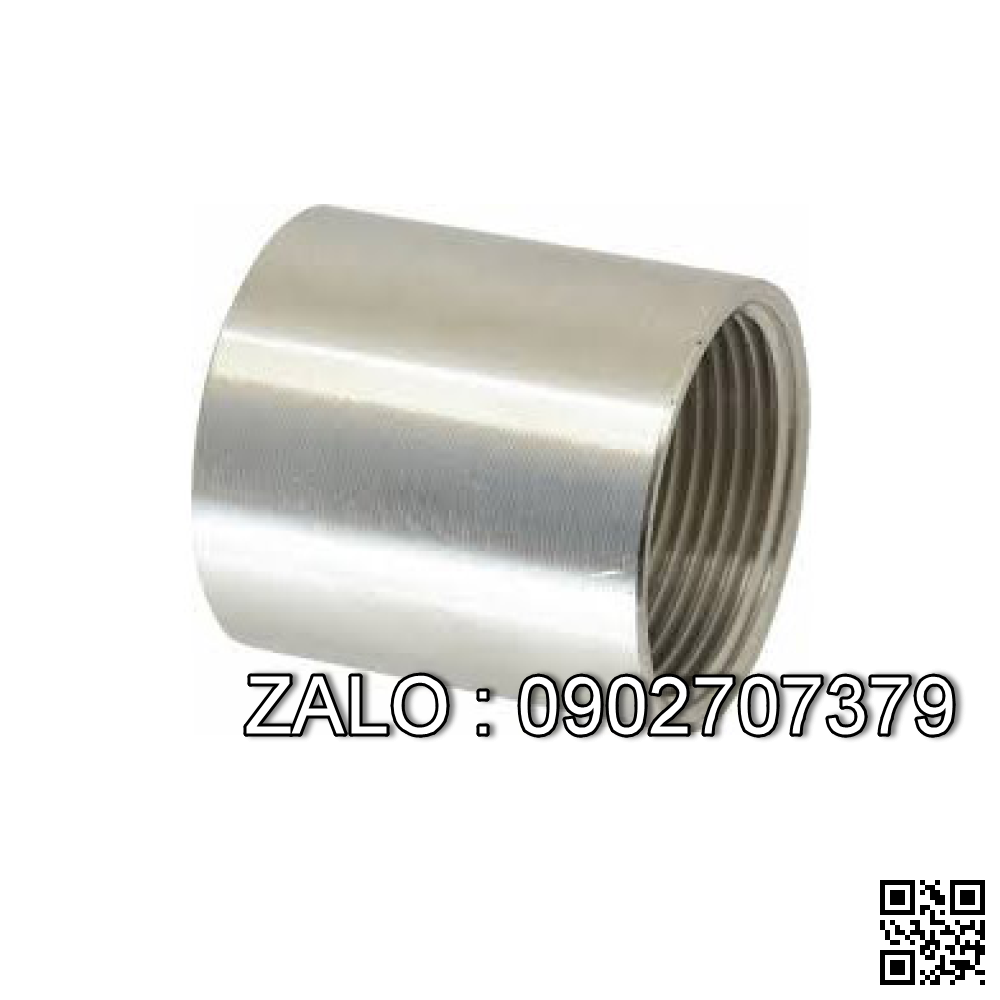 Măng sông ren trong Inox 304 1-1/2