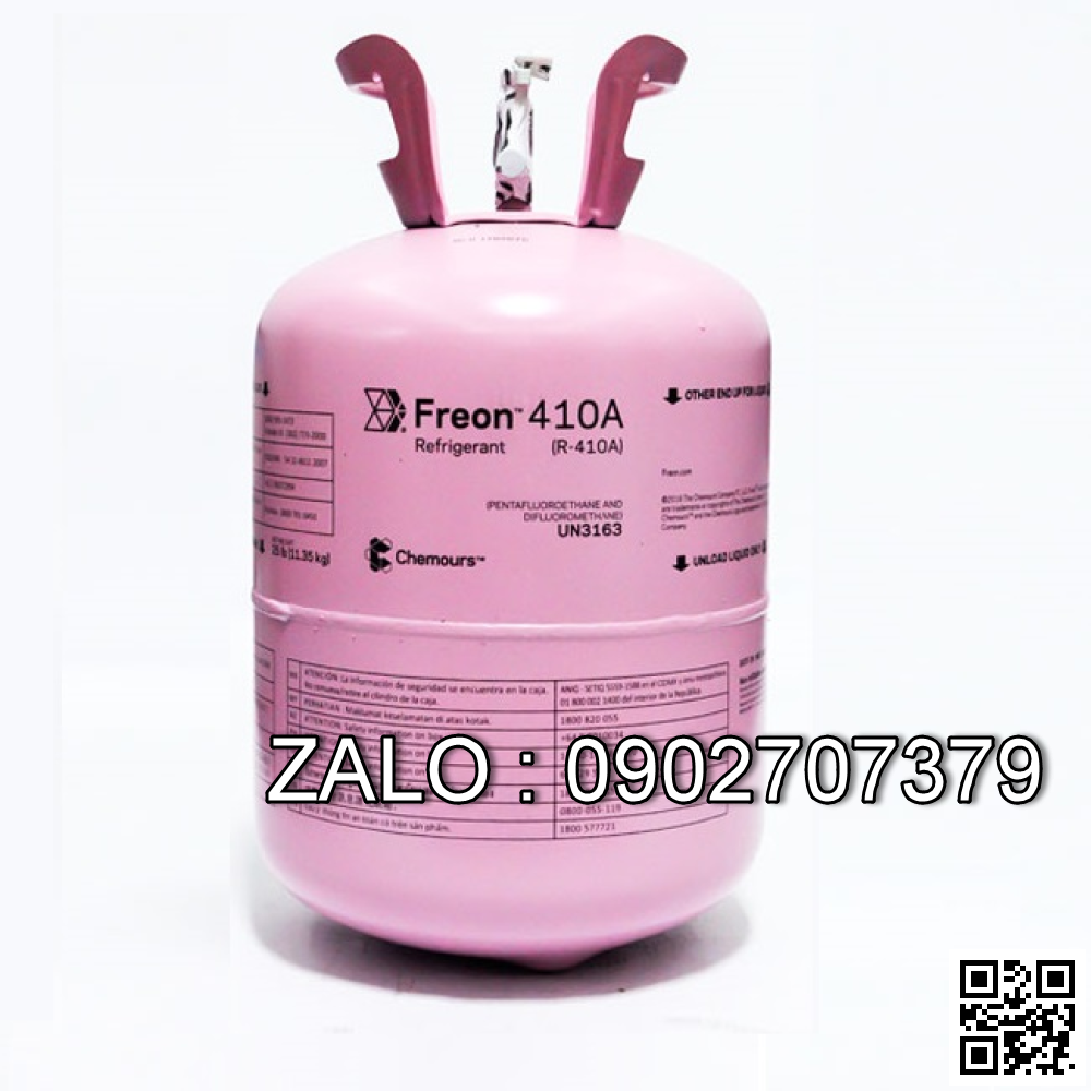 Bình gas lạnh R410A - Mỹ Chemours 11,35 kg