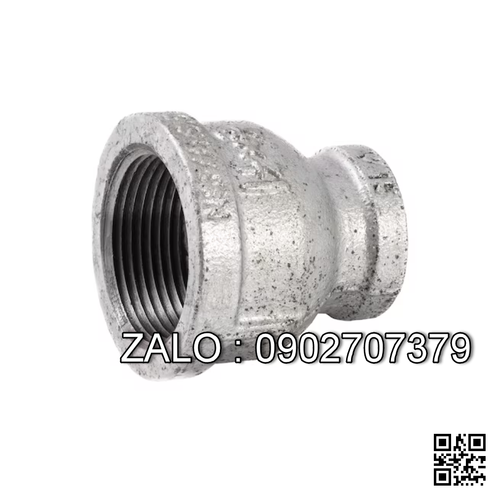 Nối thép mạ kẽm giảm MS RN/RT 27/21