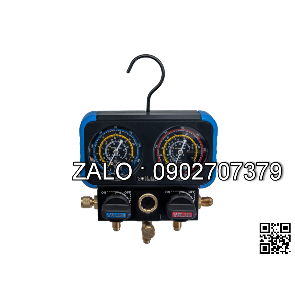 Bộ đồng hồ nạp gas lạnh Value VRM2-B-0801