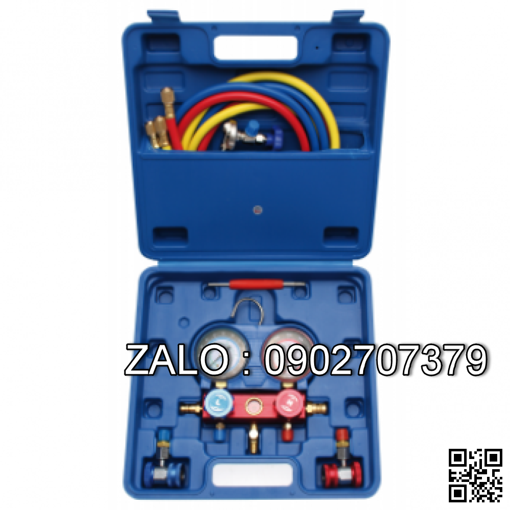 Bộ đồng hồ nạp gas lạnh R134A R410A R22 R404A Trigoldte 503001