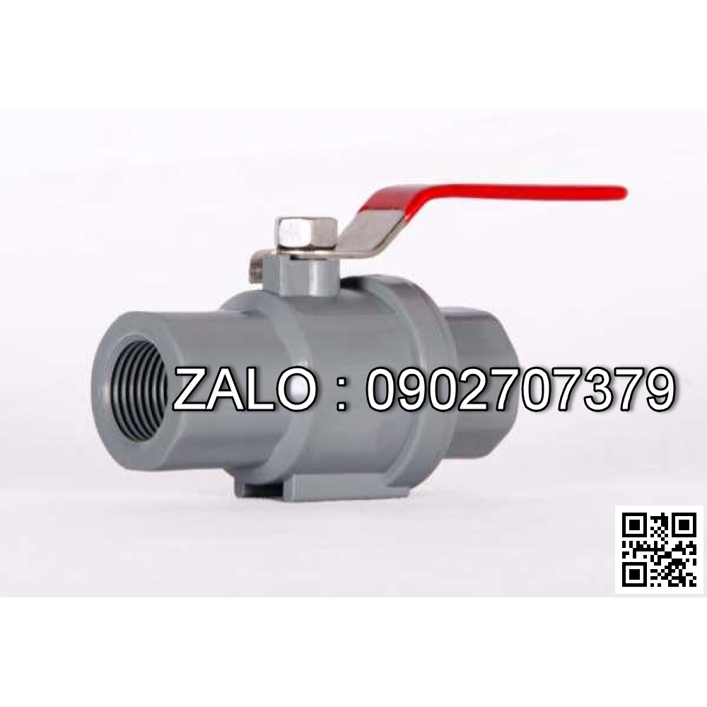 Van khóa nước nhựa răng trong RT tay gạt Inox màu xanh 49 Bình Minh