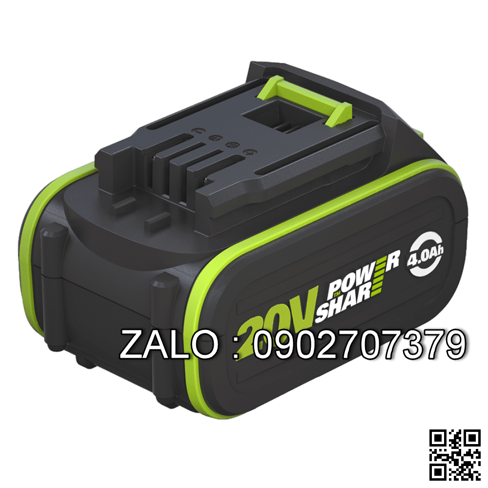 Pin Li-ion 20V 4.0Ah Worx Green WA3595