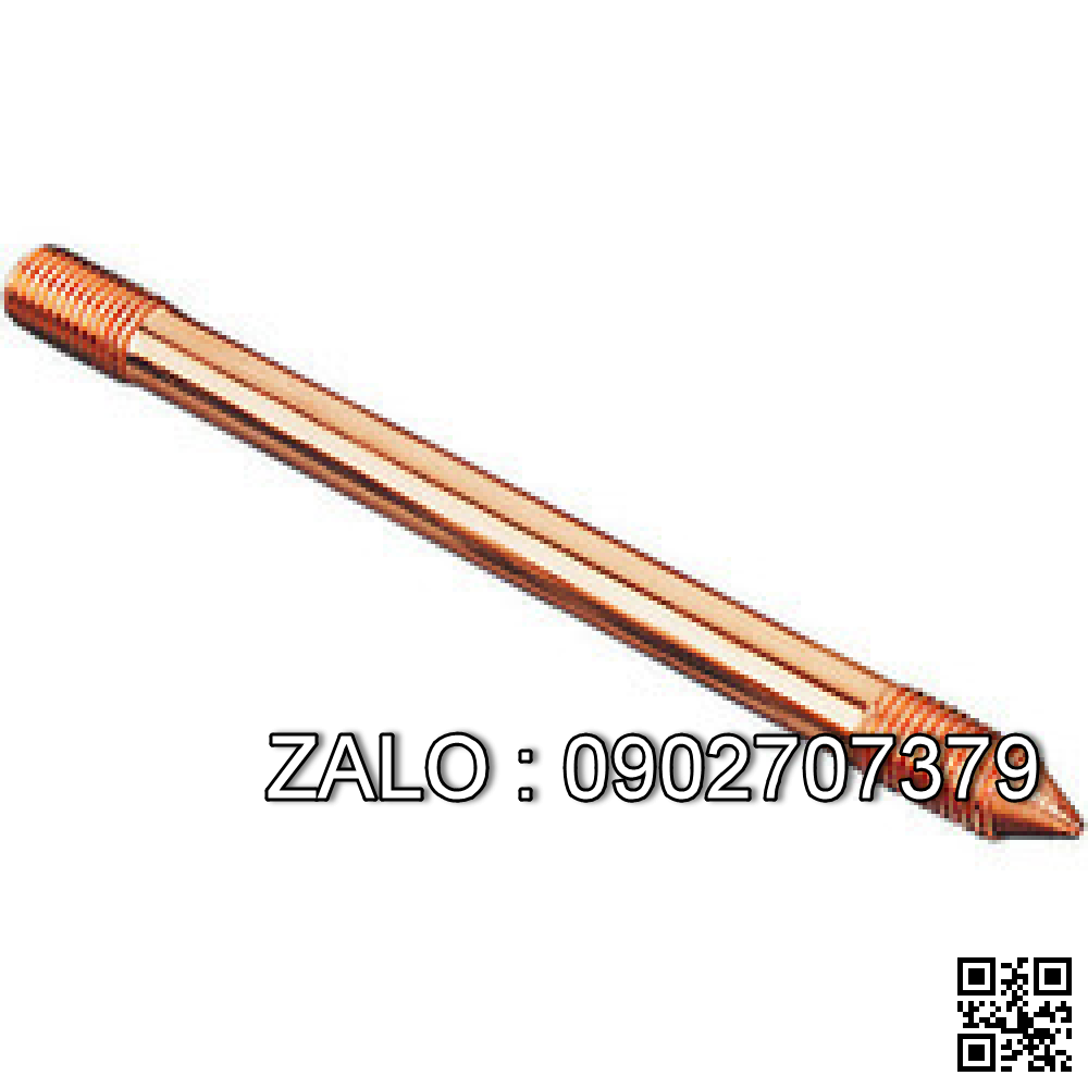 Cọc tiếp địa Ø16 L3000mm Hex HBR-130
