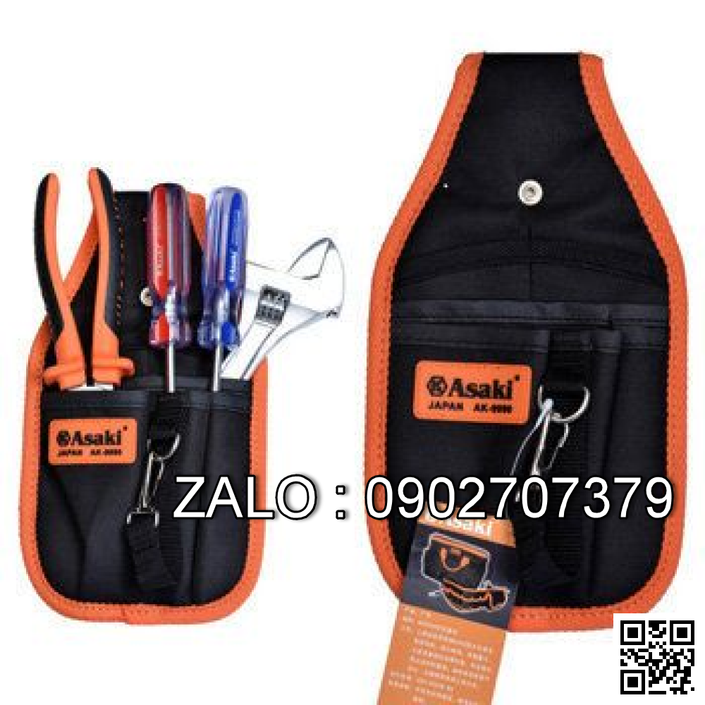 Túi đồ nghề 6 ngăn Asaki 150x260mm
 AK-9990