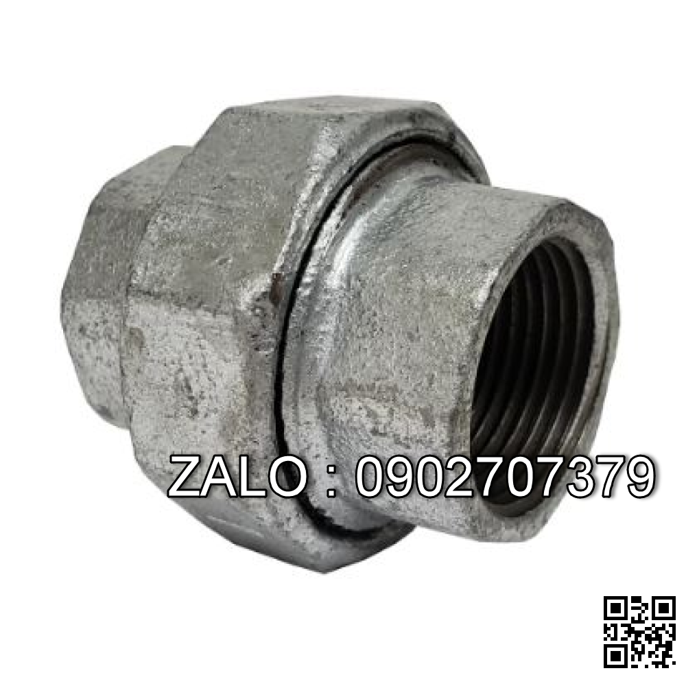 Rắc co thép đen ren trong 200