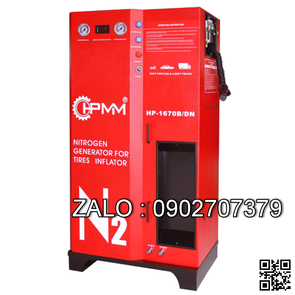 Bơm khí nitơ lốp xe tải mâm 12/13/14
