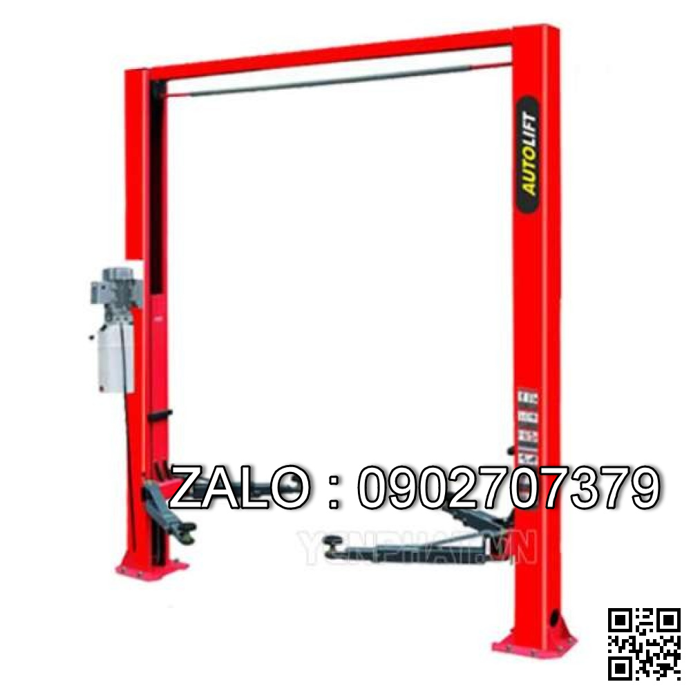 Cầu nâng 2 trụ giằng trên AUTOLIFT