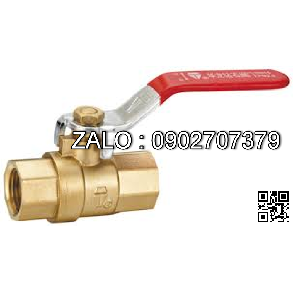 Van khóa thau tay gạt màu đỏ 21