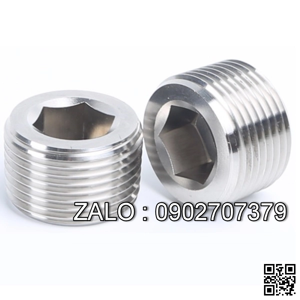 Nút ren ngoài BSPT - INOX 304 DN32