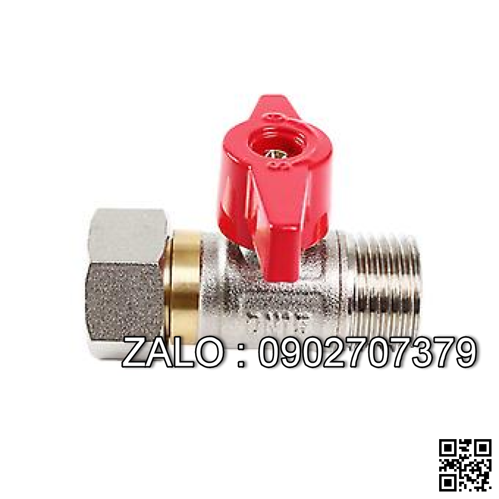 Van khóa nước thau tay vặn nước thau màu đỏ 49