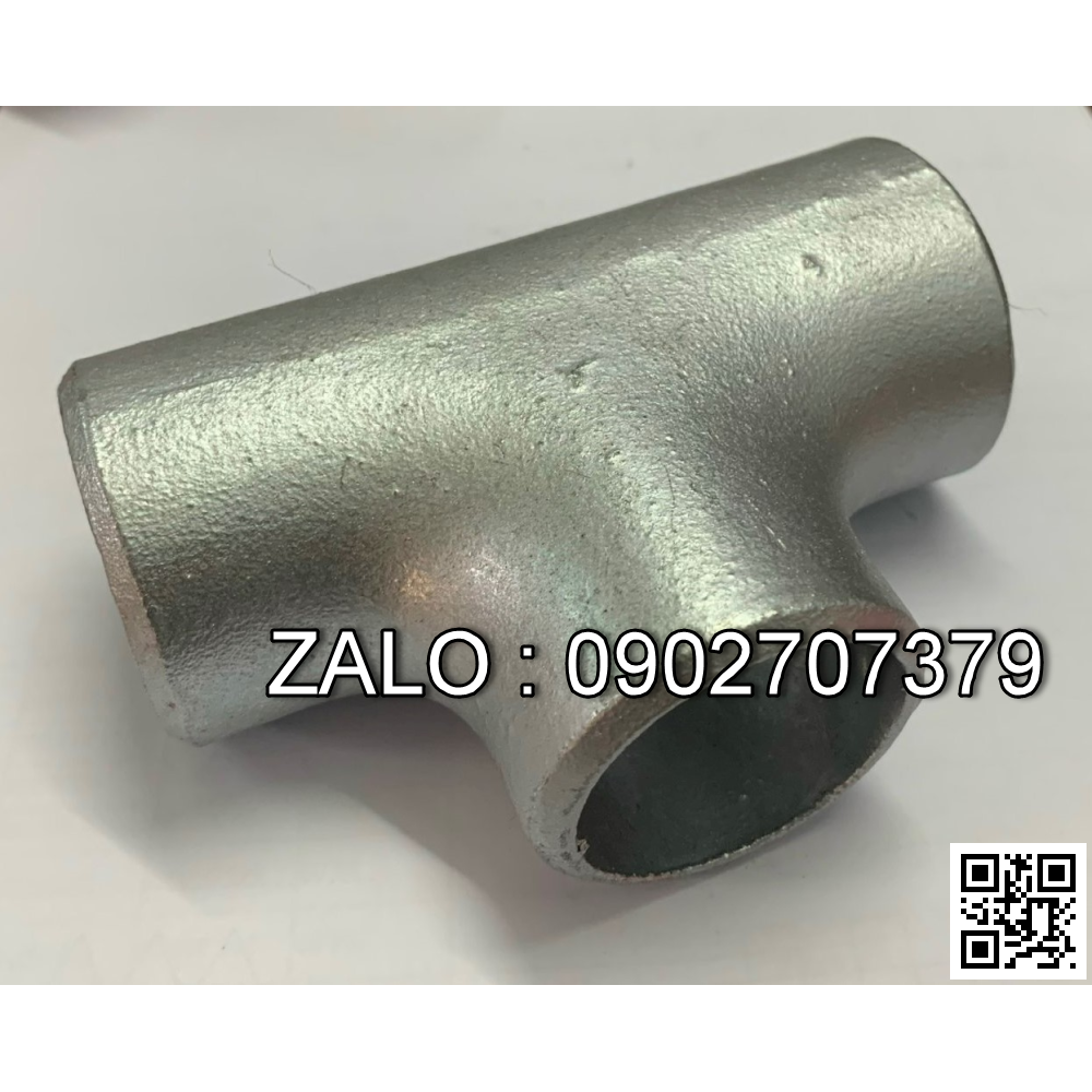 Tê hàn SCH10 mạ kẽm DN250