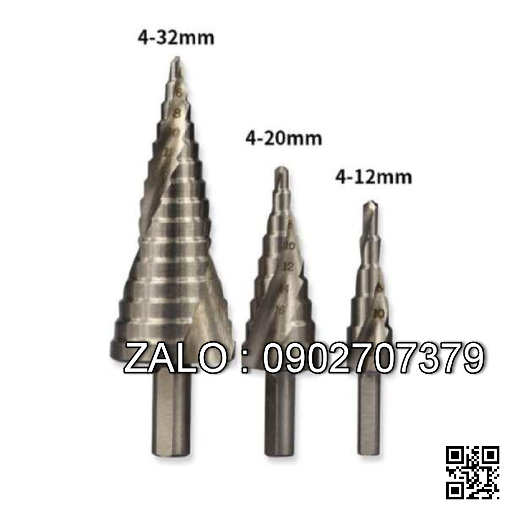 Mũi khoan (khoét) tháp TITANIUM NUR M 4.5mm