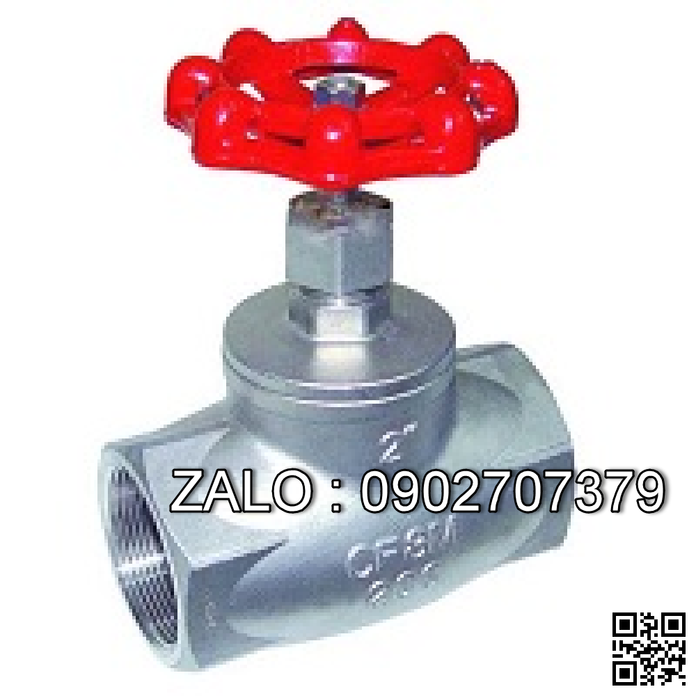 Van cầu hơi ren mạ kẽm DN8