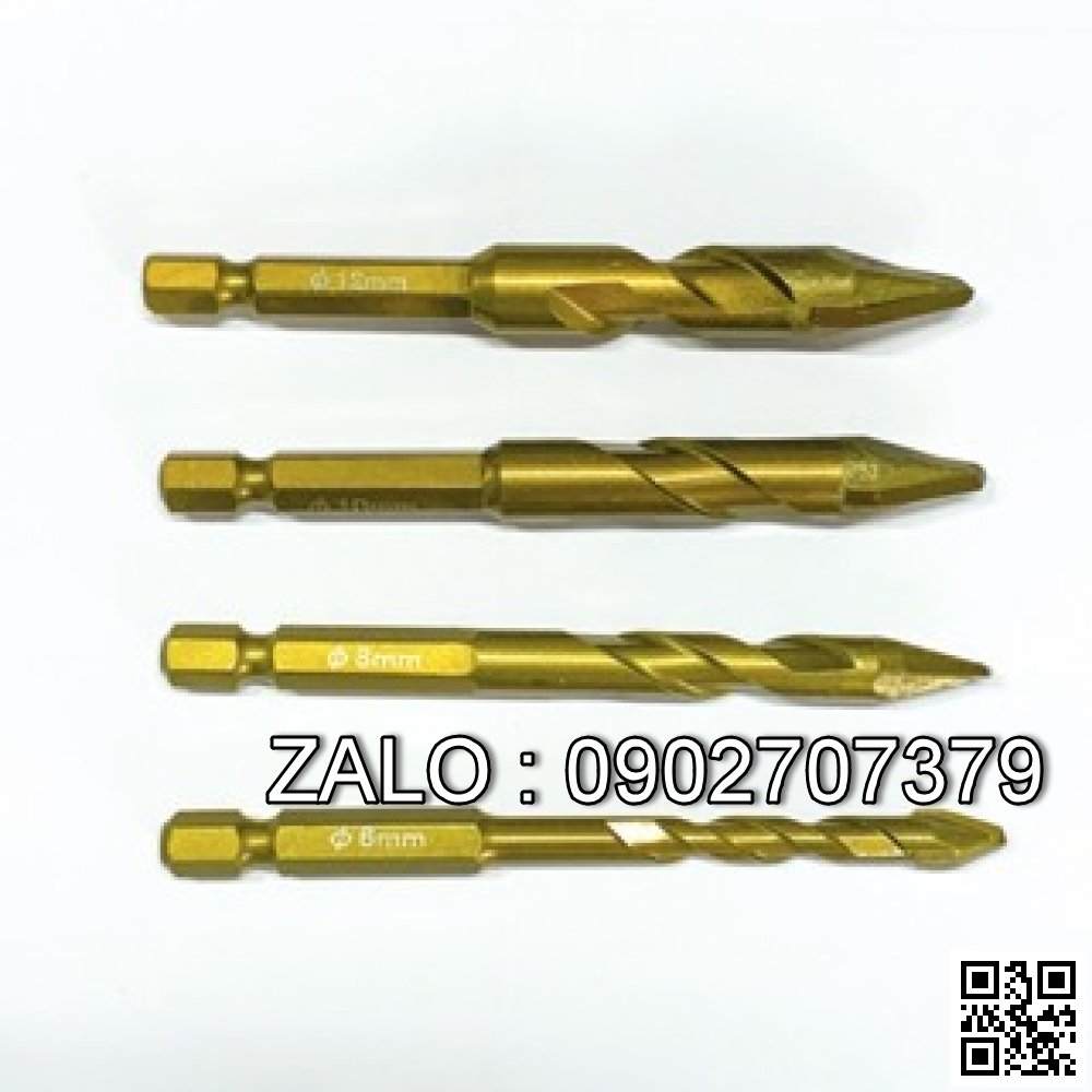 Mũi khoan đa năng 2 cạnh chân lục giắc M 110.0mm