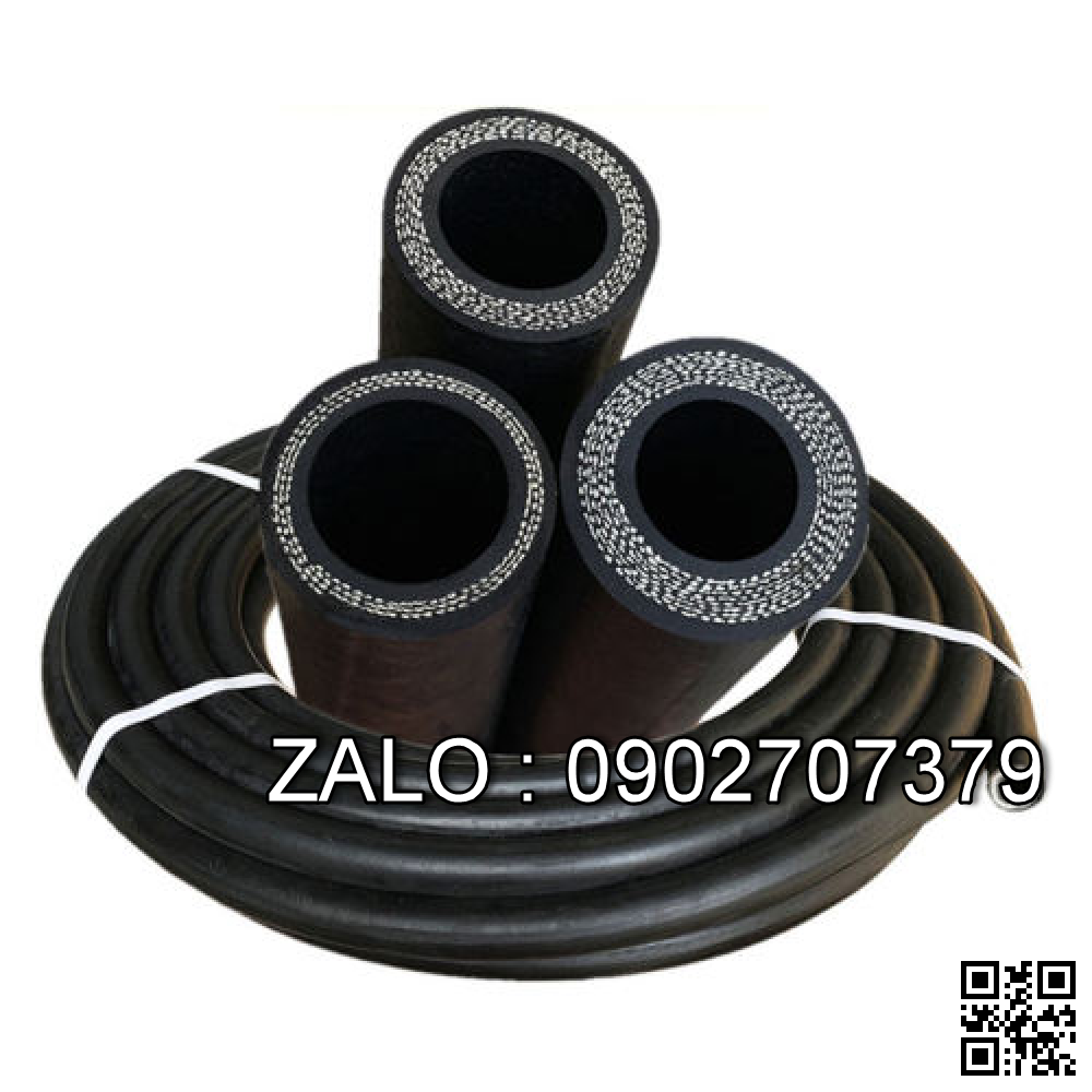 Ống thủy lực 1/2 inch x 1200mm x 4000psi, hai đầu nối thẳng, côn lồi, ren 1/2 inch