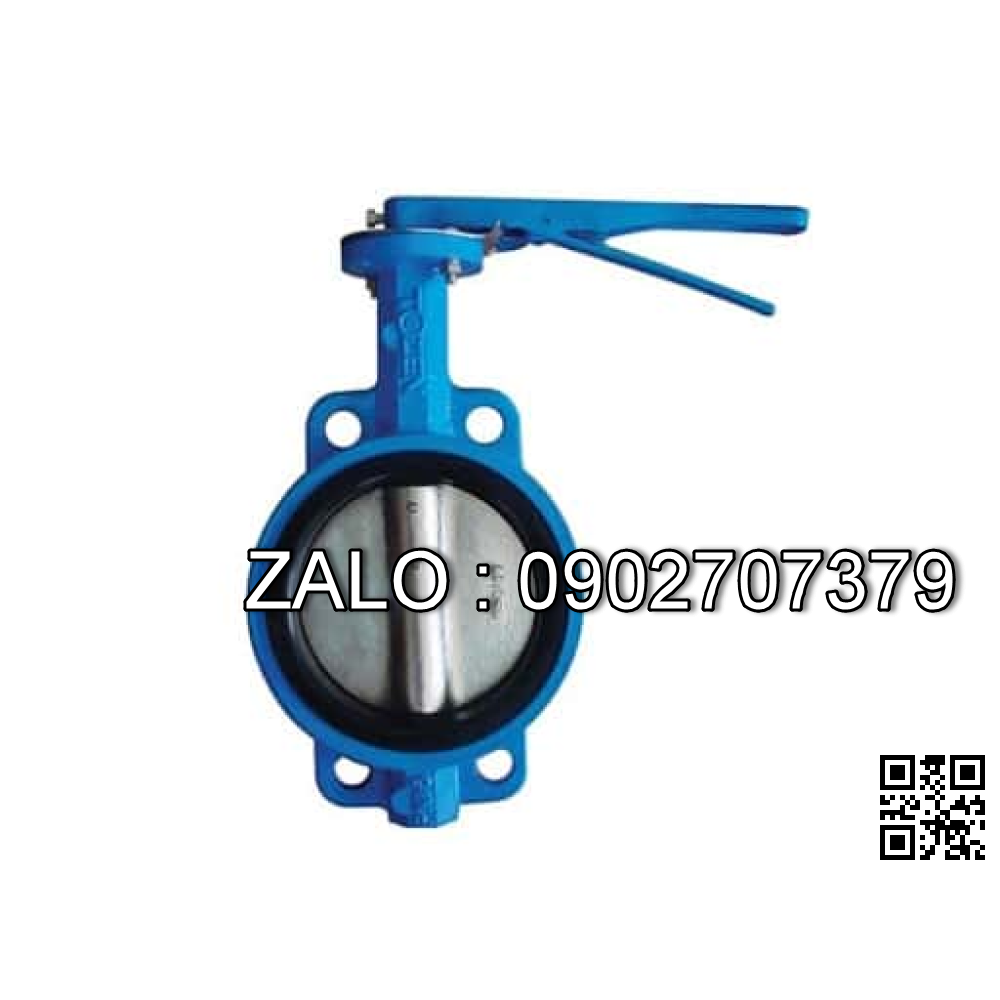 Van bướm tay kẹp DN250, JIS 10K