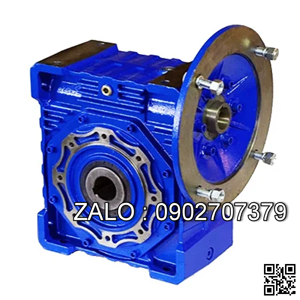 Hộp giảm tốc vỏ nhôm Model : NMRV 050 ( 63B5 ) lỗ cốt âm vuông 11mm , tỉ số truyền 60