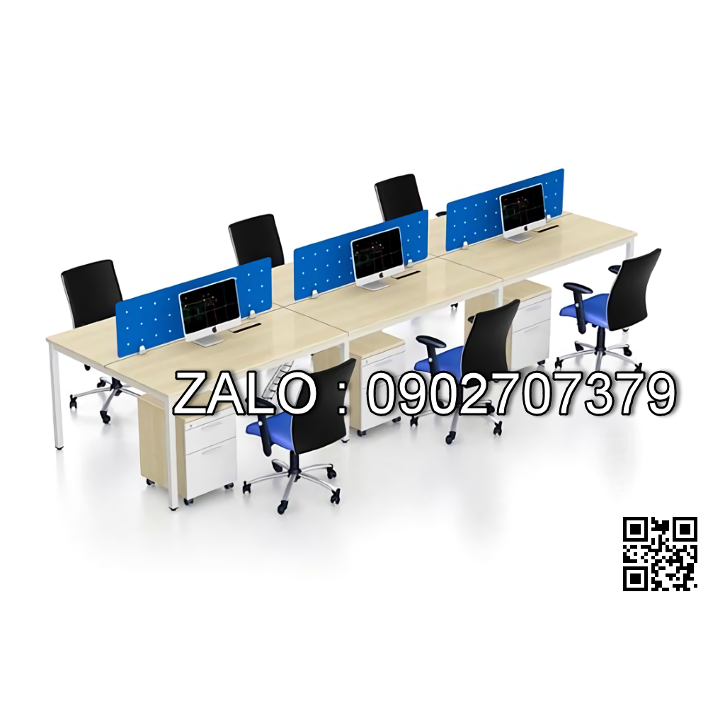 Bàn làm việc đôi ( 6 nhân viên)