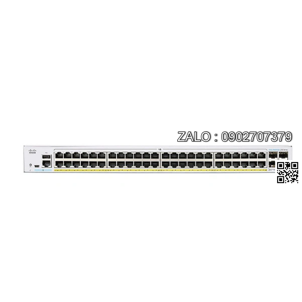 CBS250 Smart 48-port GE, PoE, 4x10G SFP+, CBS250-48P-4X-EU